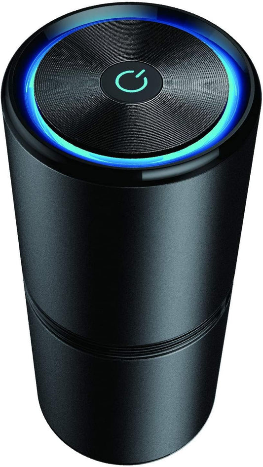 Car Air Purifier Ionizer, 12 Million Negative Ions, 27dB Quiet Portable Ionic Air Purifiers for Car Small Room Removes Dust Pet Odors Pollen